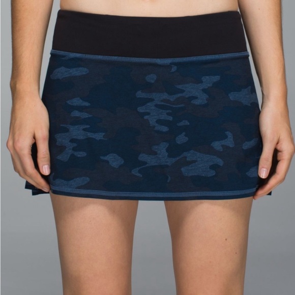 Lululemon Blue Camo Skort - Picture 2 of 6